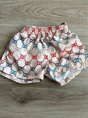 Multicolor Graphic swim trunks